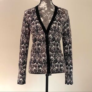 TORY BURCH Cardigan V-neck Merino Wool long sleeve